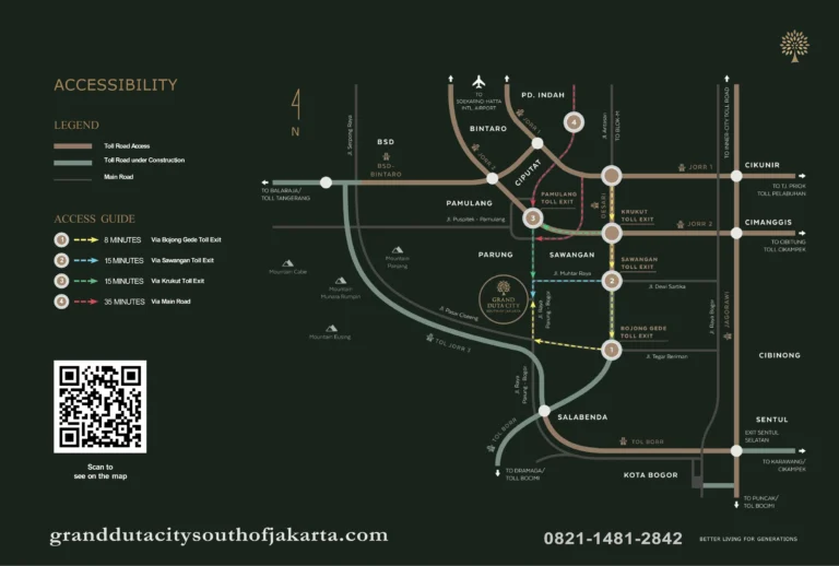 Grand Duta City Parung Map