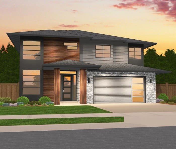 Contemporary architecturaldesigns mansion Desain rumah modern berlantai dua